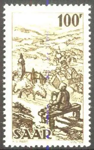 SAARLAND 1949 Mi-Nr. 288 ** MNH