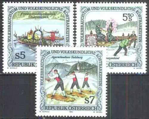 ÖSTERREICH 1993 Mi-Nr. 2100/02 ** MNH