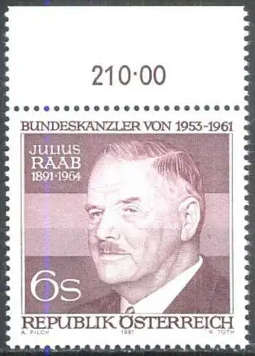 ÖSTERREICH 1981 Mi-Nr. 1690 ** MNH