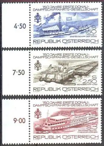 ÖSTERREICH 1979 Mi-Nr. 1601/03 ** MNH