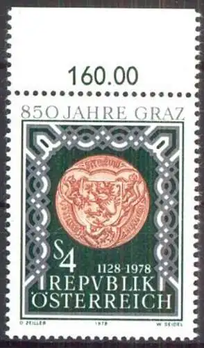 ÖSTERREICH 1978 Mi-Nr. 1583 ** MNH