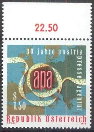 ÖSTERREICH 1976 Mi-Nr. 1533 ** MNH