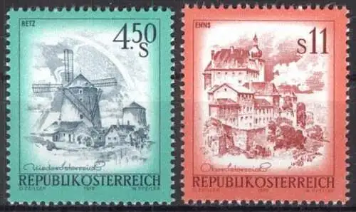 ÖSTERREICH 1976 Mi-Nr. 1519/20 ** MNH