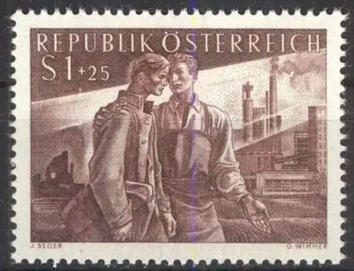 ÖSTERREICH 1955 Mi-Nr. 1019 ** MNH