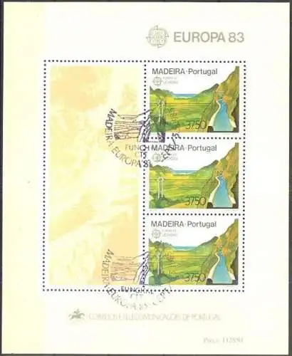 MADEIRA 1983 Mi-Nr. Block 4 o used