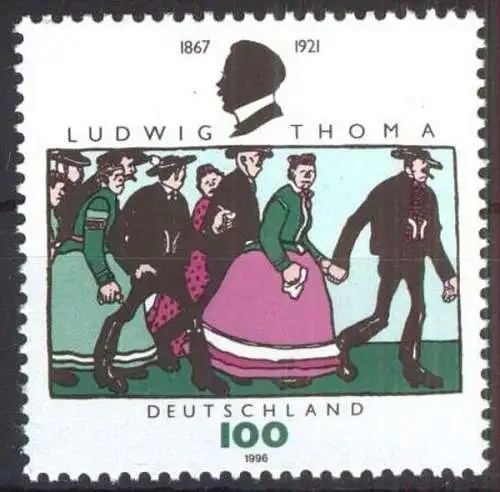 DEUTSCHLAND 1996 Mi-Nr. 1870 ** MNH