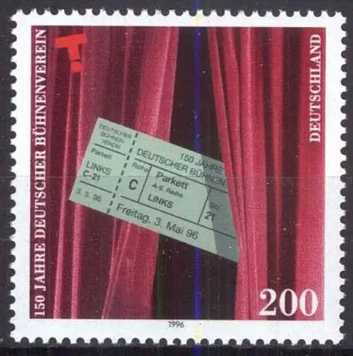 DEUTSCHLAND 1996 Mi-Nr. 1857 ** MNH