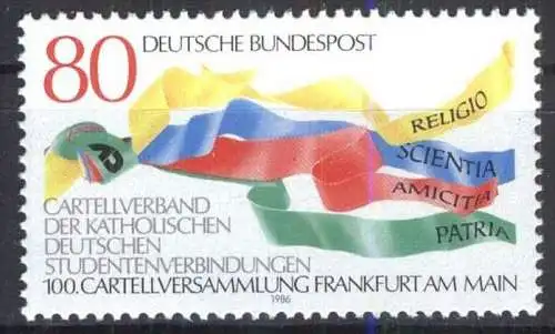 DEUTSCHLAND 1986 Mi-Nr. 1283 ** MNH
