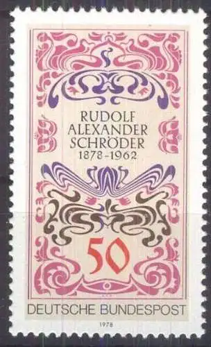 DEUTSCHLAND 1978 Mi-Nr. 956 ** MNH