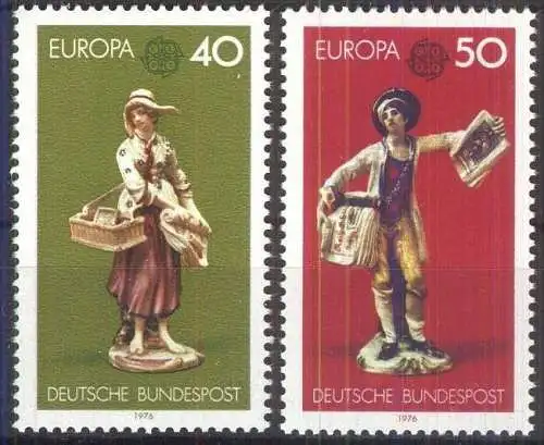 DEUTSCHLAND 1976 Mi-Nr. 890/91 ** MNH