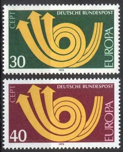 DEUTSCHLAND 1973 Mi-Nr. 768/69 ** MNH