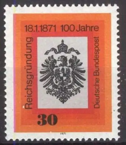 DEUTSCHLAND 1971 Mi-Nr. 658 ** MNH