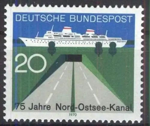 DEUTSCHLAND 1970 Mi-Nr. 628 ** MNH