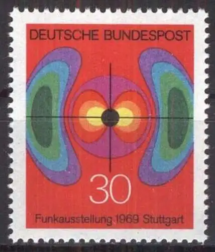 DEUTSCHLAND 1969 Mi-Nr. 599 ** MNH