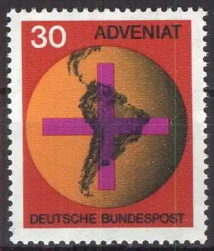 DEUTSCHLAND 1967 Mi-Nr. 545 ** MNH
