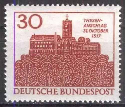 DEUTSCHLAND 1967 Mi-Nr. 544 ** MNH