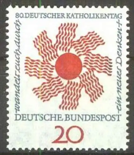 DEUTSCHLAND 1964 Mi-Nr. 444 ** MNH