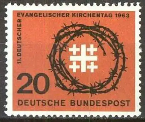 DEUTSCHLAND 1963 Mi-Nr. 405 ** MNH