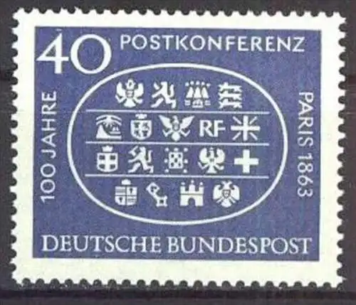 DEUTSCHLAND 1963 Mi-Nr. 398 ** MNH