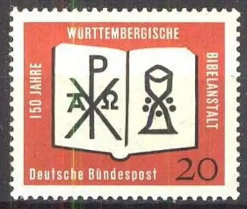 DEUTSCHLAND 1962 Mi-Nr. 382 ** MNH