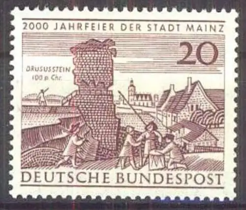 DEUTSCHLAND 1962 Mi-Nr. 375 ** MNH
