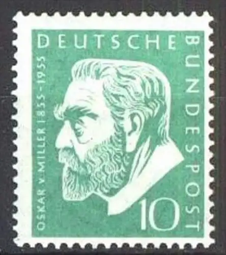 DEUTSCHLAND 1955 Mi-Nr. 209 ** MNH