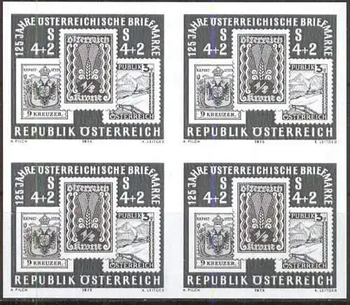 ÖSTERREICH 1975 Mi-Nr. 1504 Schwarzdruck ** MNH