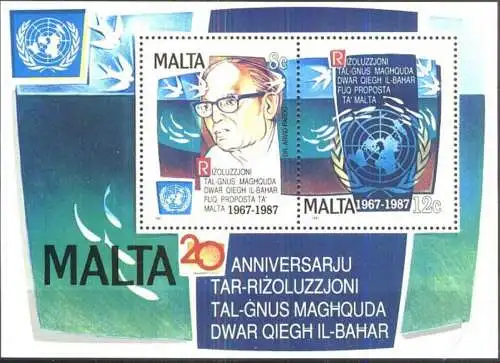 MALTA 1987 Mi-Nr. Block 10 ** MNH