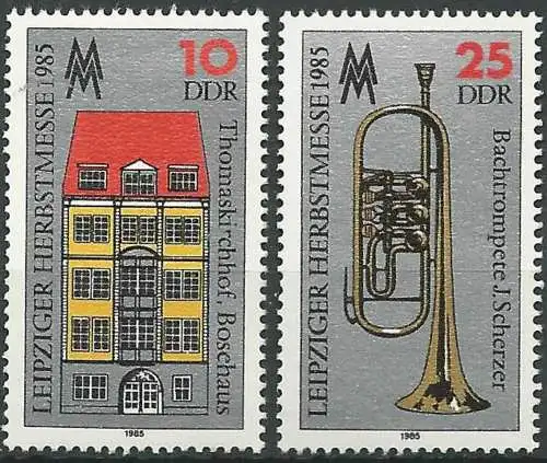 DDR 1985 Mi-Nr. 2963/64 ** MNH