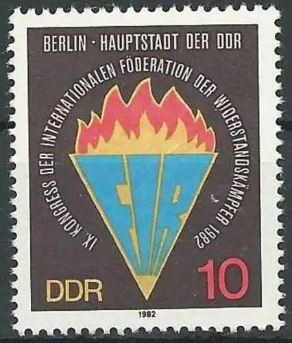 DDR 1982 Mi-Nr. 2736 ** MNH