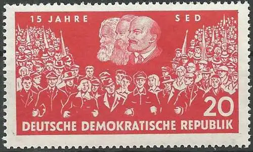 DDR 1961 Mi-Nr. 821 ** MNH