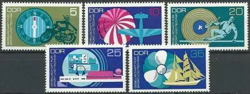 DDR 1972 Mi-Nr. 1773/77 ** MNH