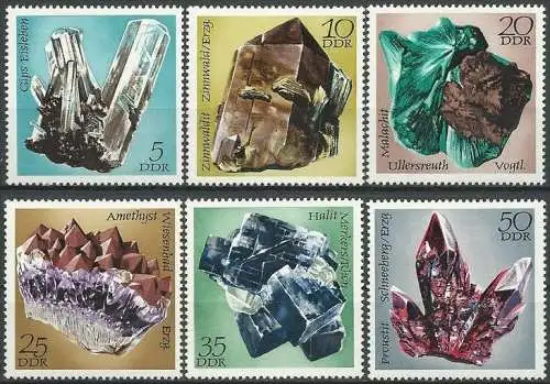DDR 1972 Mi-Nr. 1737/42 ** MNH