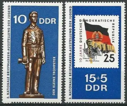 DDR 1970 Mi-Nr. 1613/14 ** MNH