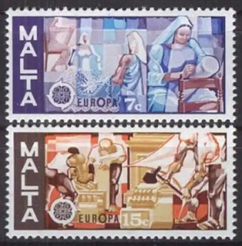 MALTA 1976 Mi-Nr. 532/33 ** MNH