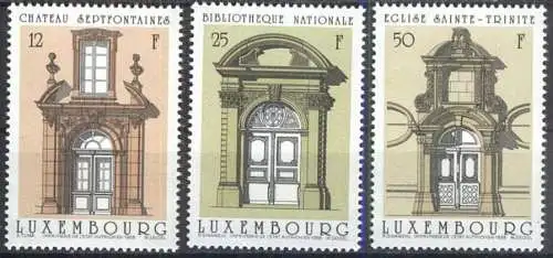 LUXEMBURG 1988 Mi-Nr. 1204/06 ** MNH