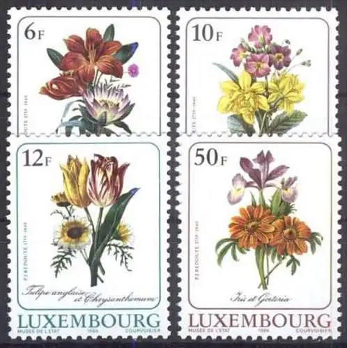 LUXEMBURG 1988 Mi-Nr. 1190/93 ** MNH