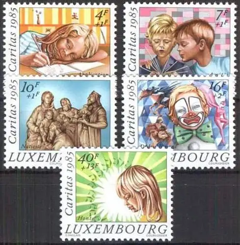 LUXEMBURG 1985 Mi-Nr. 1138/42 ** MNH