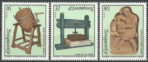 LUXEMBURG 1995 Mi-Nr. 1377/79 ** MNH