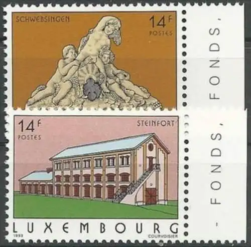 LUXEMBURG 1993 Mi-Nr. 1316/17 ** MNH