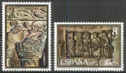 SPANIEN 1973 Mi-Nr. 2057/58 ** MNH