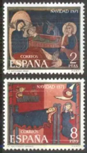 SPANIEN 1971 Mi-Nr. 1956/57 ** MNH