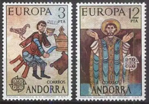 SPAN. ANDORRA 1975 Mi-Nr. 96/97 ** MNH