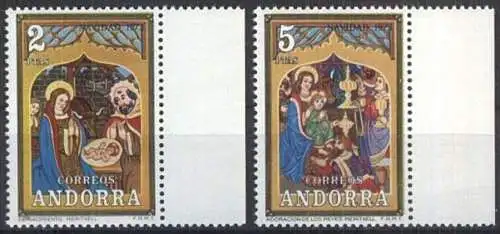 SPAN. ANDORRA 1973 Mi-Nr. 86/87 ** MNH