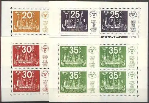 SCHWEDEN 1974 Mi-Nr. Block 2-5 ** MNH