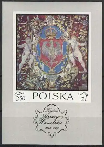 POLEN 1970 Mi-Nr. Block 43 ** MNH