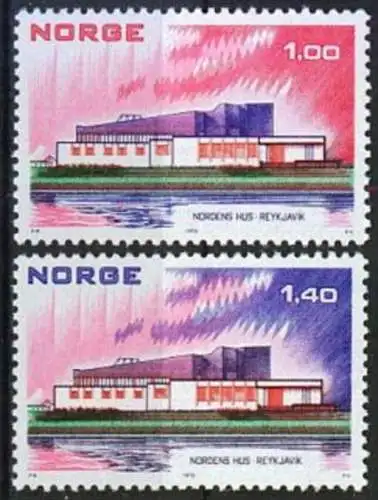 NORWEGEN 1973 Mi-Nr. 662/63 ** MNH