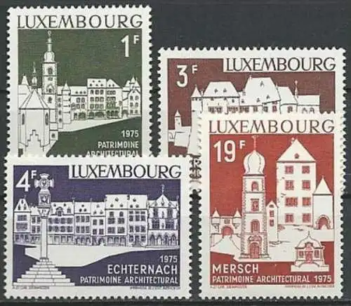 LUXEMBURG 1975 Mi-Nr. 900/03 ** MNH