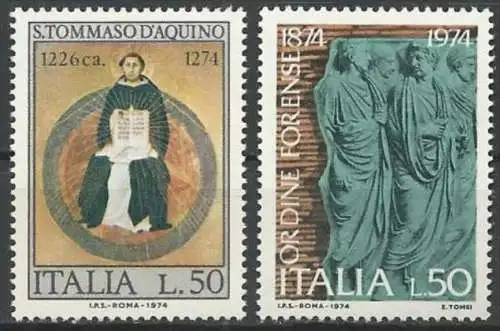 ITALIEN 1974 Mi-Nr. 1467 1468 ** MNH