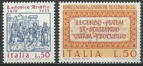 ITALIEN 1974 Mi-Nr. 1462 1463 ** MNH